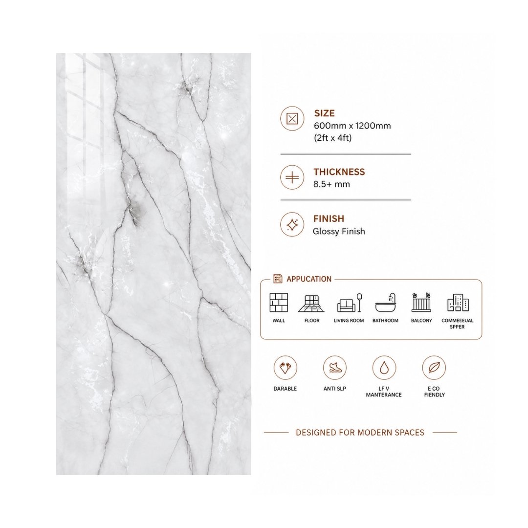AL EN Turky Grey Marble & Stone Kitchen Tiles - My Home Studio